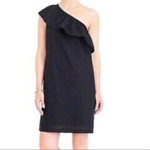 J. Crew One Shoulder Dress